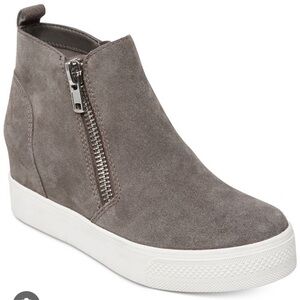 Steve Madden Grey Suede Sneakers